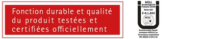 Résistance au vieillissement certifiée de façon indépendante