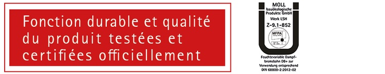 Résistance au vieillissement certifiée de façon indépendante