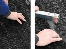 9. Raccords aux extrémités : alignement et fixation du lé