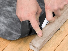 8b. Joint aux extrémités : couper les fibres liées- filées