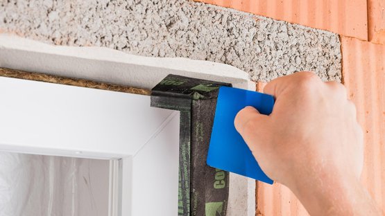 Etapes de pose : 2. Fenêtre déjà montée