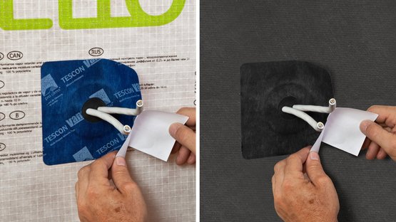 2. Détacher le film transfert